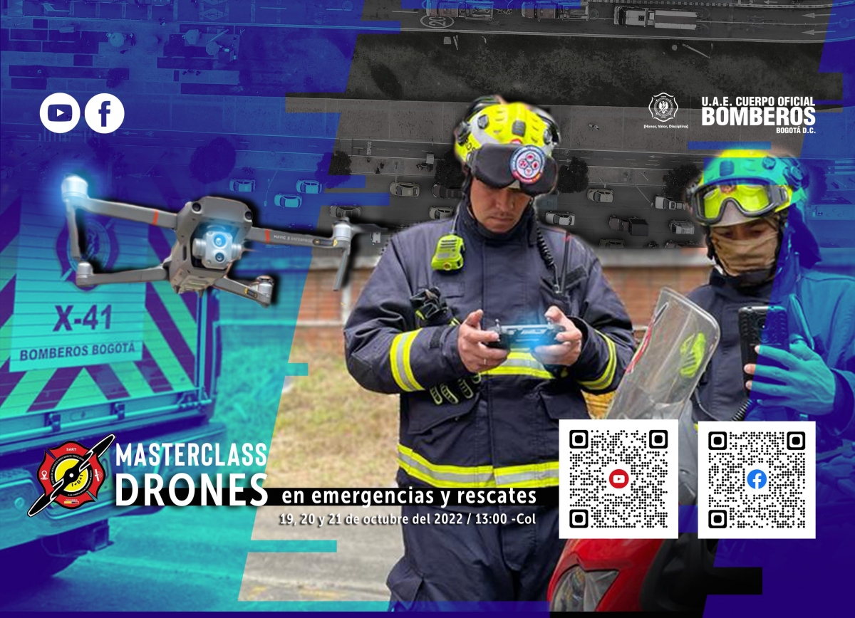 Destrucción de pólvora controlada por Bomberos Bogotá 