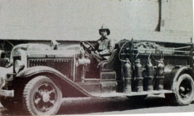 Carro clásico de bomberos