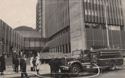 Camión clásico de bomberos